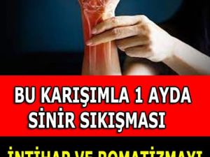 BU KARIŞIMLA 1 AYDA KURTULUN