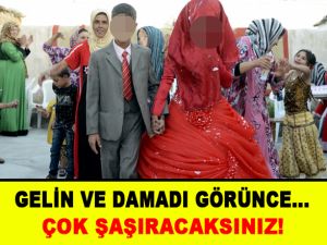 Gelin ve damadı görünce çok şaşıracaksınız!