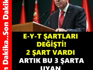 EYT'de 3 Dönemi İçeren Formül Açıklandı!