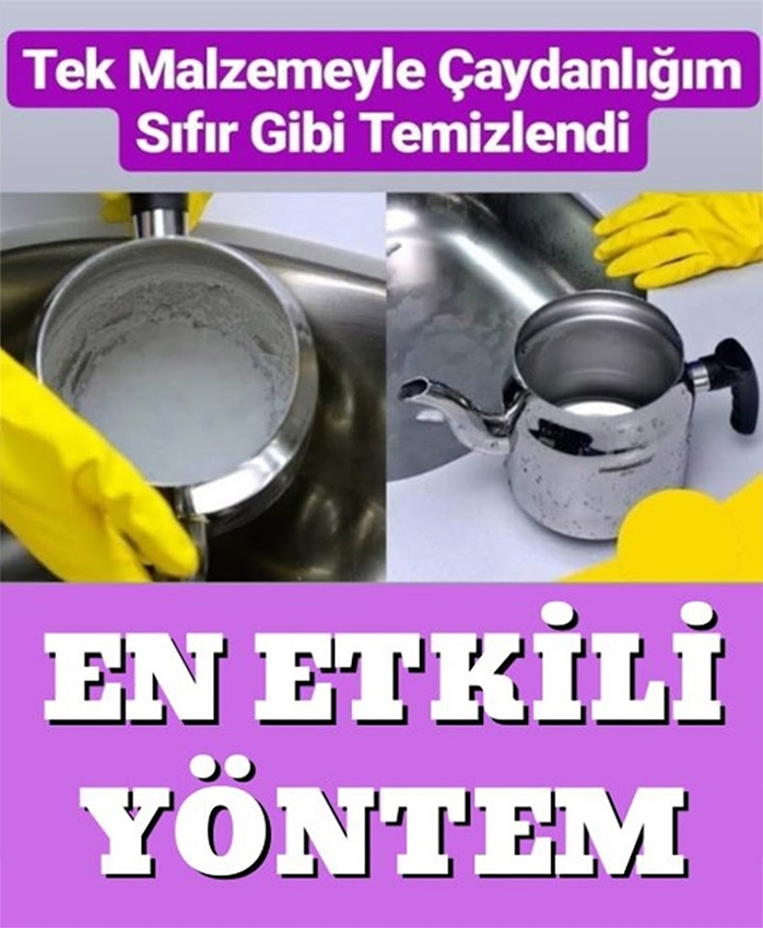 Çaydanlık kireci nasıl temizlenir.... galerisi resim 1