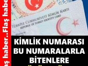 Kimlik numaralarınızı Kontrol Edin...