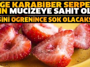 ÇİLEĞE KARABİBER SERPEREK YİYİN... BAKIN NE OLUYOR! ŞOK OLACAKSINIZ..!