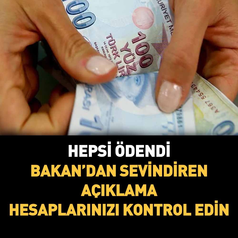 Hepsi ödendi hesaplarınızı kontrol edin galerisi resim 1
