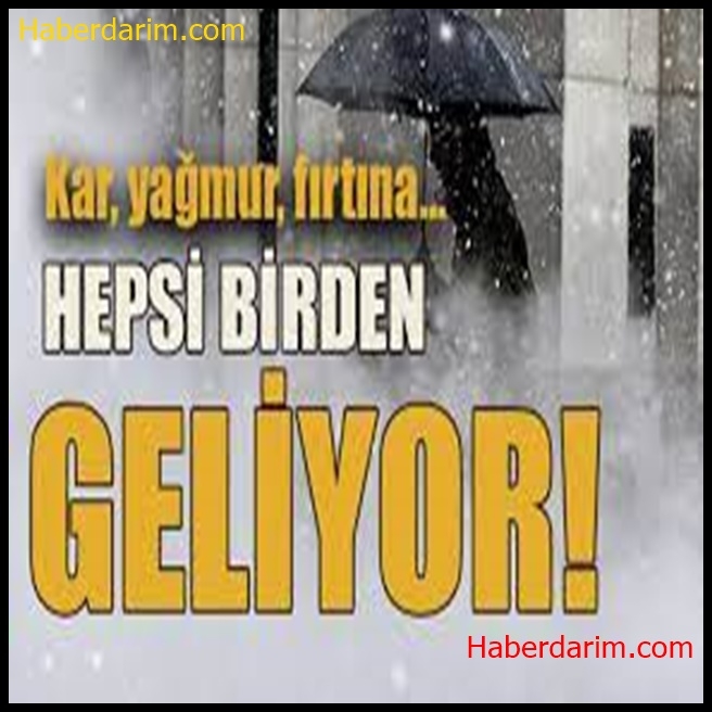 İstanbul dahil birçok il için sağanak, fırtına ve kar uyarısı: 5 gün sür galerisi resim 1
