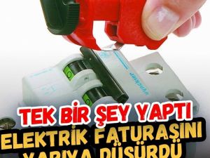Basit bir işlem ile faturasını yarıya d’üşürdü