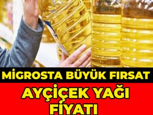 Ayçiçek yağı fiyatı 21 TL’ye düştü