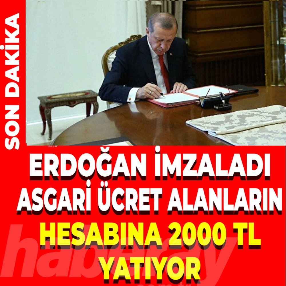 Cumhurbaşkanı Erdoğan Sonunda İmzayı Attı! galerisi resim 1