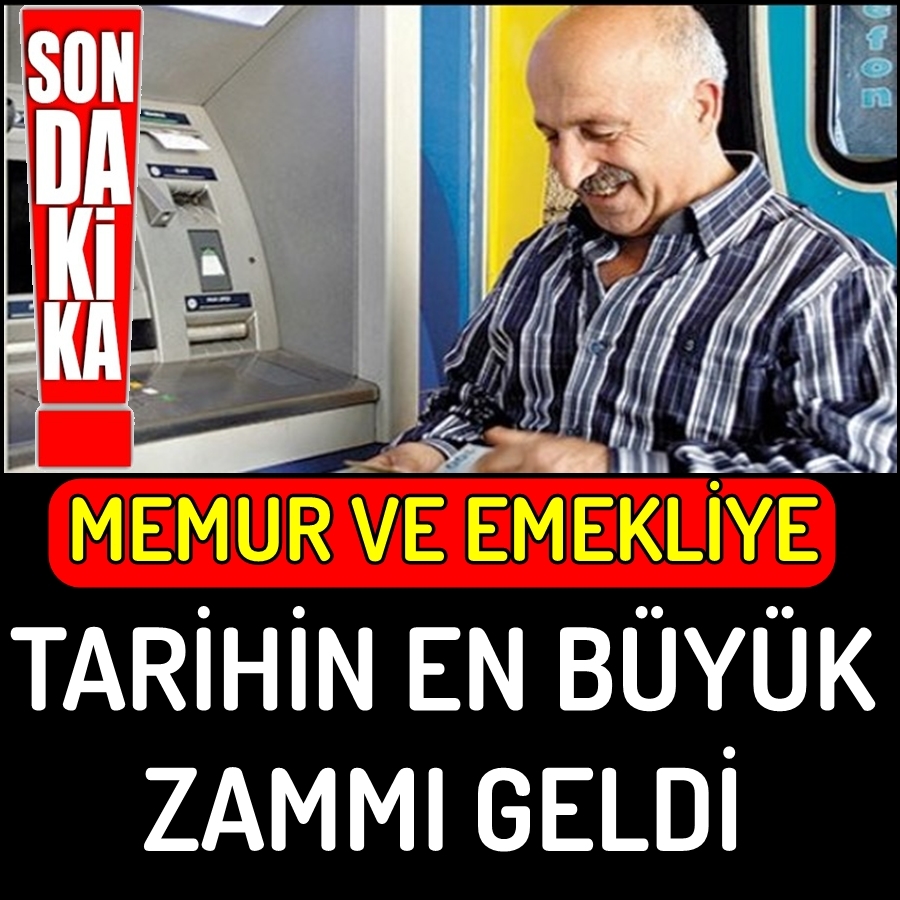 MEMUR VE EMEKLİYE TARİHİN EN YÜKSEK ARTIŞI VERİLDİ galerisi resim 1