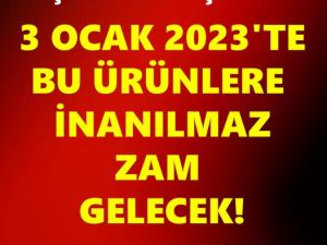 İNANILMAZ ZAM GELECEK!