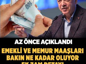 Emekli, memur maaşları ne kadar olacak?