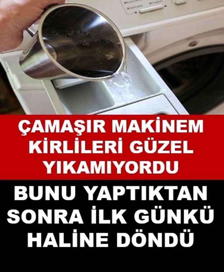 Çamaşır Makinanız İlk Gün ki  Haline Dönüyor galerisi resim 1