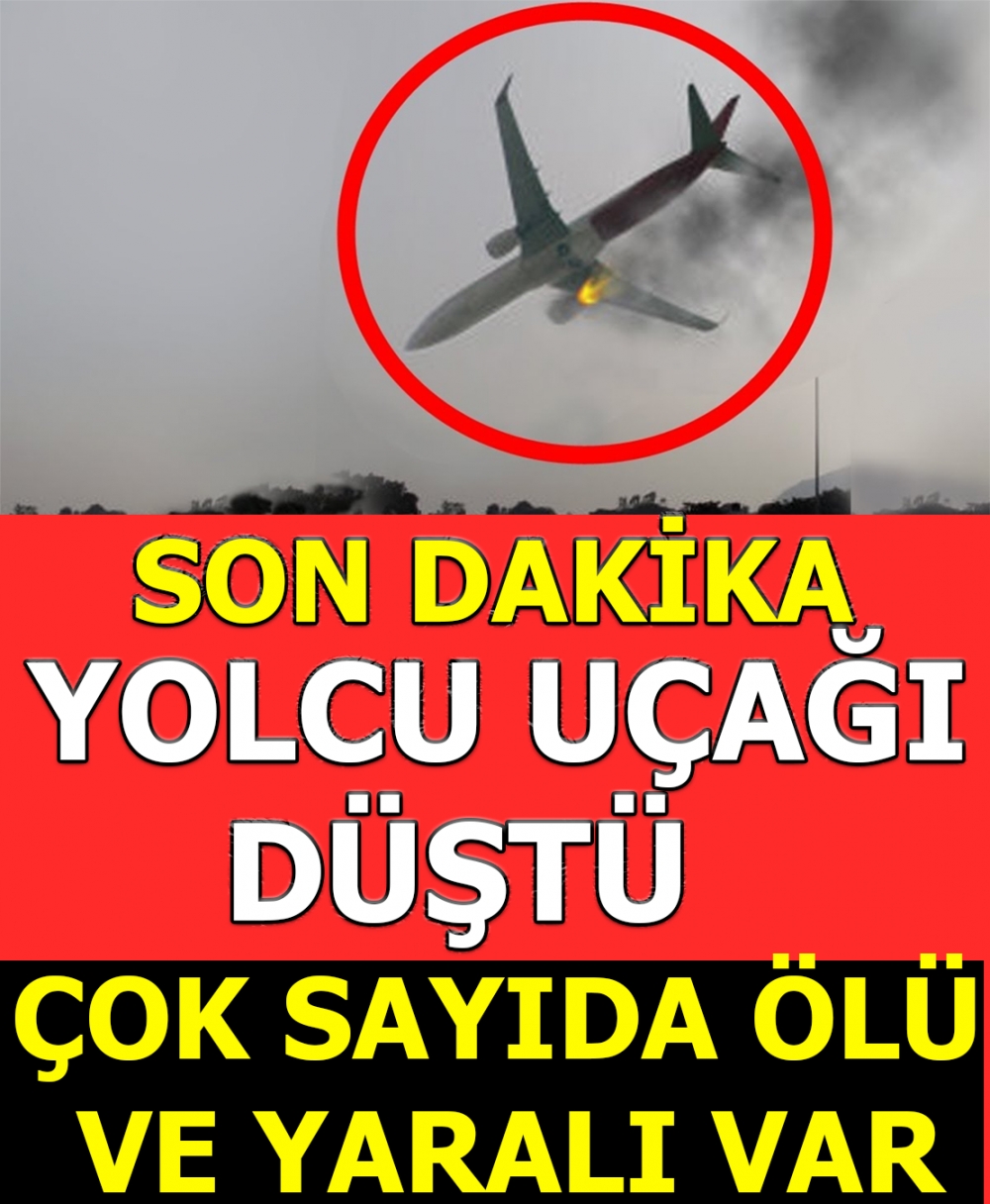 Son dakika yolcu uçağı düştü çok fazla kayıp var galerisi resim 1