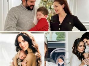 Burak Özçivit’in eşi Fahriye Evcen doğum yaptı!