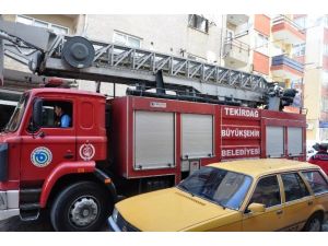 Tekirdağ’da Baca Yangını