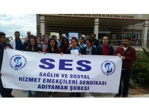 SES, Hasta Yakınlarının Şiddetine Tepki Gösterdi