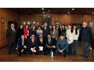 Karaganda Devlet Tıp Üniversitesi’nin Öğrenci Ve Öğretim Elemanları Atatürk Üniversitesi’nde Buluştu