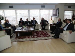 MHP Erzurum Milletvekili Adayları Başkan Sekmen’i Ziyaret Etti