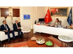 Tarım Kredi Kooperatifi Başkan Çerçioğlu’nu Ziyaret Etti