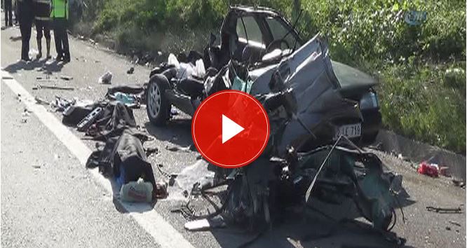 Düzce'de feci kaza: 3 ölü, 3 yaralı