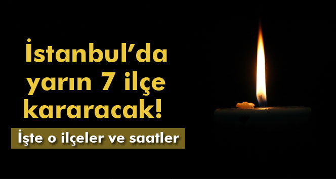 İstanbul'de elektrik kesintisi
