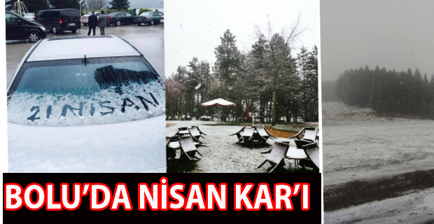 Bolu'da 21 Nisan KAR'ı