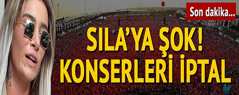 Sıla'nın İstanbul ve Bursa konserleri iptal edildi