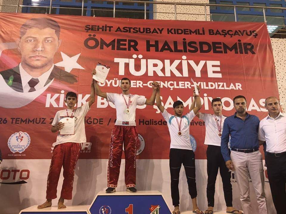 Kick Boks Türkiye Şampiyonu oldu