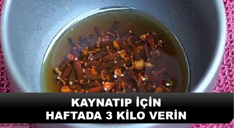 HAFTADA 3 KİLO VERMEK İÇİN