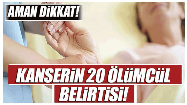 Kanserin Belirtileri ve Erken Tanının Çok Önemli