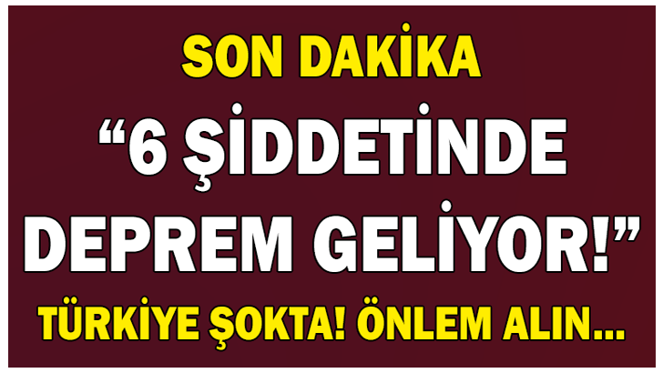 TÜRKİYE İÇİN KRİTİK UYARI