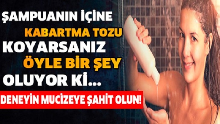 Şampuanın İçine Kabartma Tozu Koyun Farkı Sizde Görün