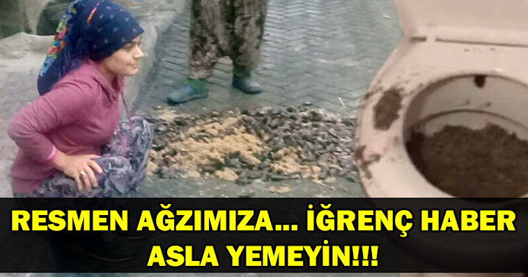 ASLA YEMEYİN! BÖYLE İĞRENÇLİK GÖRÜLMEDİ