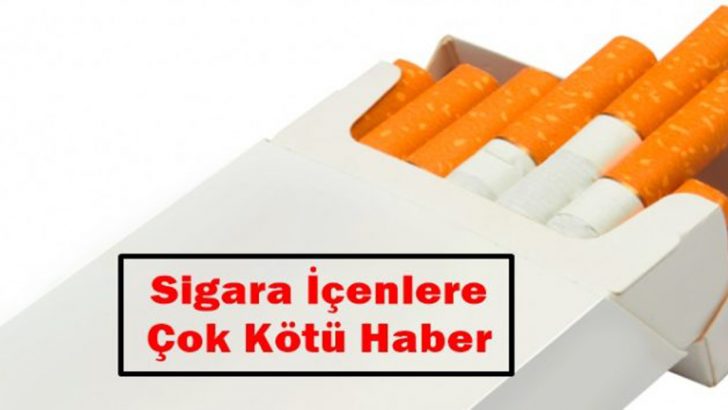 Sigara tiryakilerine bir şok daha!…