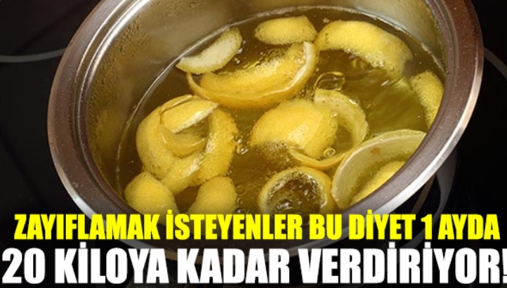 Bayanlar 1 Ayda 20 Kilo Verdiren Mucizevi Limon Diyeti Tarifi