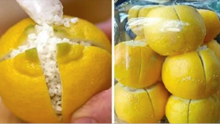 İşte Limonu kesip de içine tuzu doldurunca ortaya çıkan mucize!