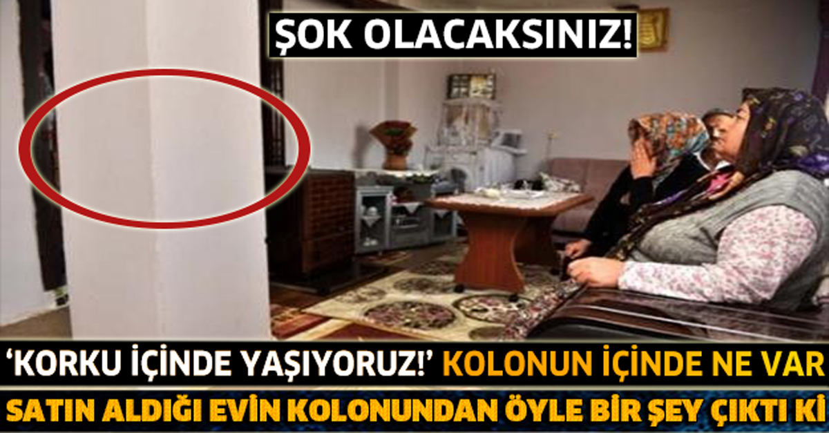SATIN ALDIĞI EVİN KOLONUNDAN BAKIN NE ÇIKTI! ÇOK ŞAŞIRACAKSINIZ..!