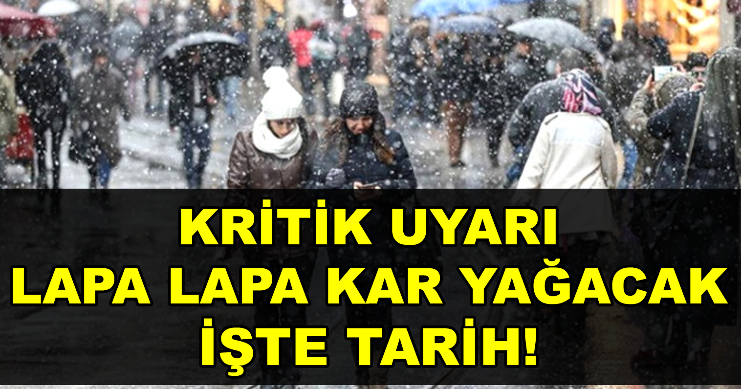 Tahminler Değişti! Kritik Uyarı Lapa lapa Yağacak Kar Altında Kalacağız!