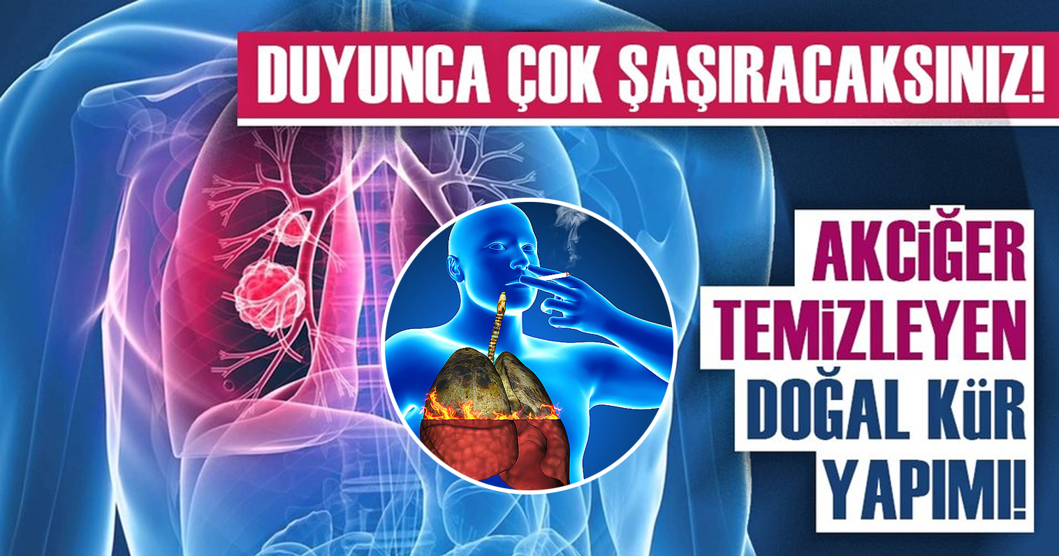 Akciğerleri pislik ve nikotinden temizleyen doğal kür yapımı. (Sigara İçenler Mutlaka yapsın)