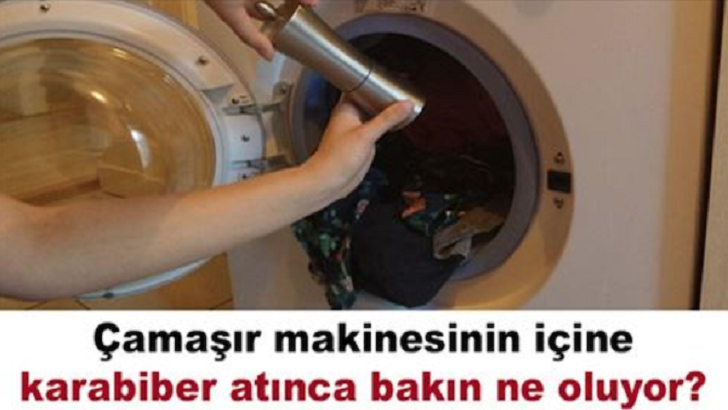 Çamaşır makinenize karabiber atınca ne olacağını biliyor musunuz?