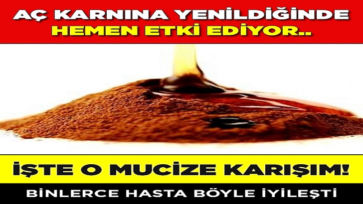 BU MUCİZEVİ KARIŞIM BİRÇOK HASTALIĞA DEVA! MUTLAKA DENEYİN