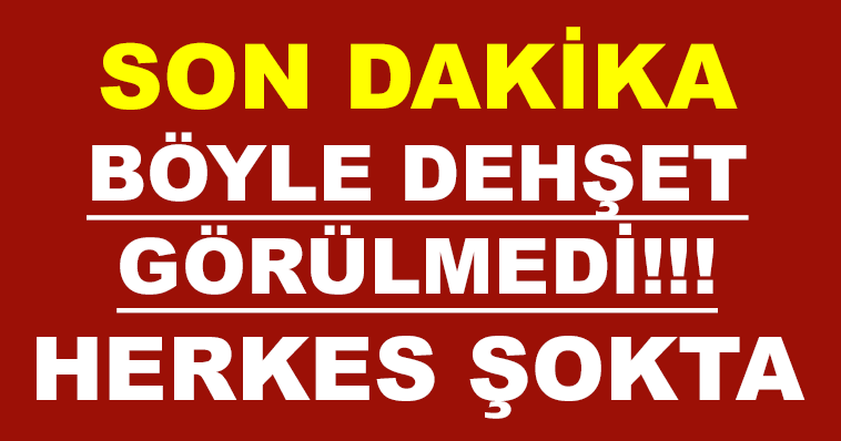 BÖYLE DEHŞET GÖRÜLMEDİ! HERKES ŞOKTA