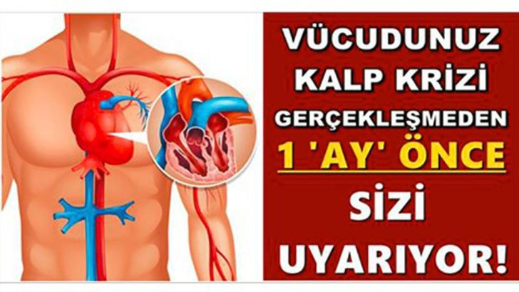 KALP KRİZİ GEÇİRMEDEN 1 AY ÖNCE VÜCUDUNUZ SİZİ UYARIYOR İŞTE O UYARILAR
