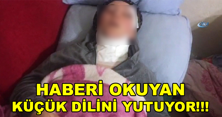 KADINLAR GÜNÜ ÖNCESİ VAHŞET! HABERİ OKUYAN KÜÇÜK DİLİNİ YUTUYOR!