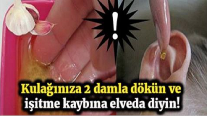 KULAĞINIZA 2 DAMLA DÖKÜN VE İŞİTME KAYBINA ELVEDA DİYİN