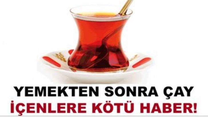 Yemek yedikten sonra bunları sakın yapmayın!