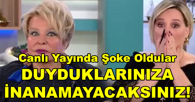CANLI YAYINDA ŞOKE EDEN OLAY! DUYDUKLARINIZA İNANAMAYACAKSINIZ
