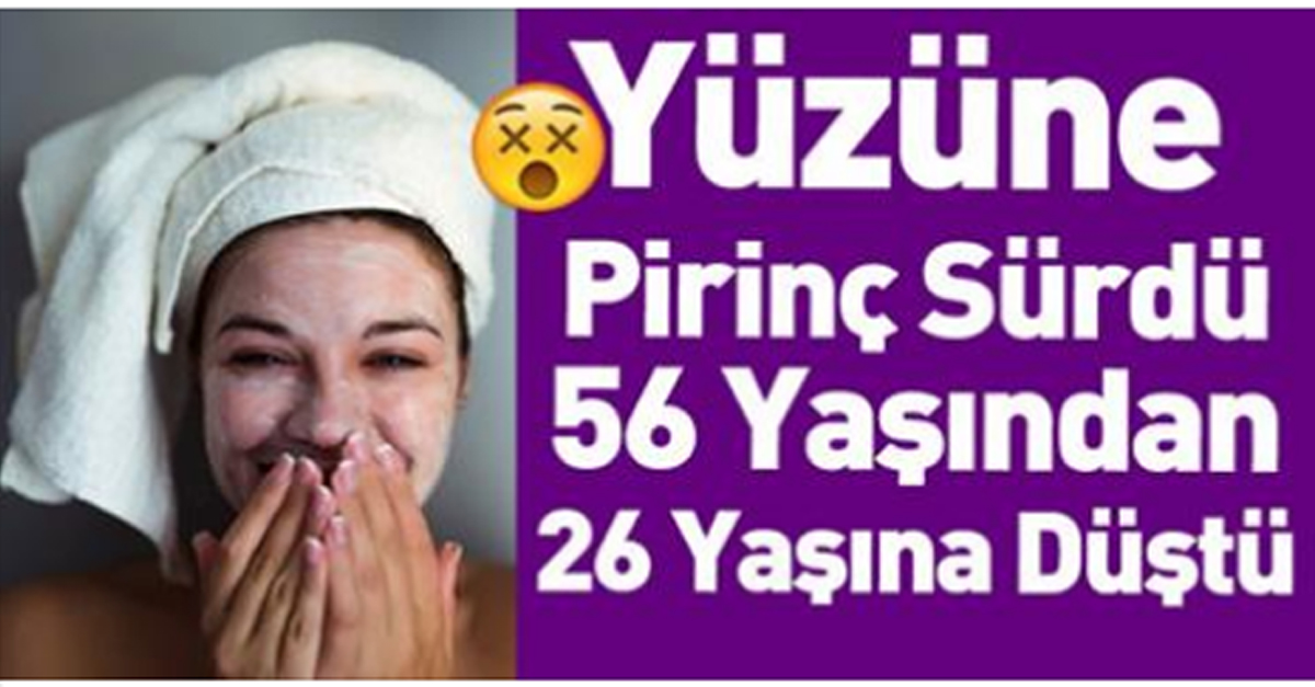 BU YÖNTEMİ UYGULAYIN 5 YAŞ GENÇLEŞECEKSİNİZ