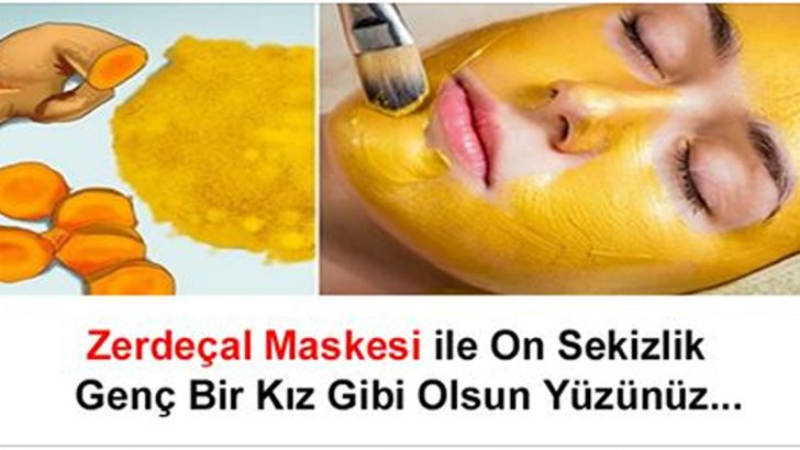ZERDEÇAL MASKESİ İLE ON SEKİZLİK GENÇ BİR KIZ GİBİ OLSUN YÜZÜNÜZ