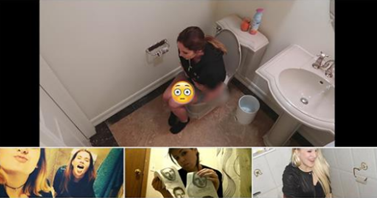 TUVALETTEKİ HALLERİN PAYLAŞILDIĞI YENİ SOSYAL MEDYA AKIMINDAN ÇILGIN KARELER