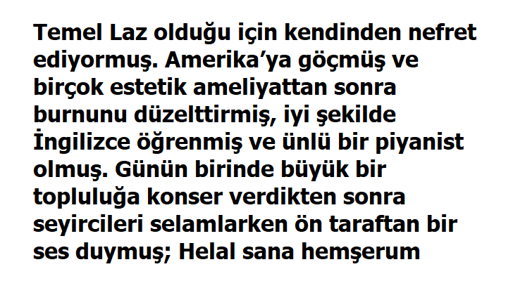 TEMEL VE PİYANO HİKAYESİ